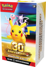 Carica l'immagine nel visualizzatore di Gallery, Pokémon: confezione di buste dell’espansione 30° Anniversario del GCC Pokémon (6 buste di espansione), Edizione in Italiano