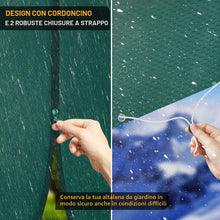 Carica l'immagine nel visualizzatore di Gallery, Coperchio di Protezione con Zip di Chiusura per Il Giardino Swing