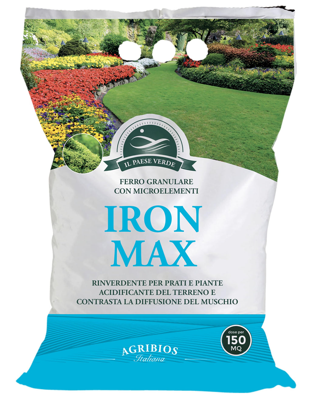 Il Paese Verde Iron Max - Solfato Di Ferro Granulare Antimuschio, Ricco Di Ferro, Magnesio E Zolfo