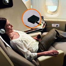 Carica l'immagine nel visualizzatore di Gallery, 2 Pezzi Adattatori per Cuffie da Aereo Placcati Oro, Audio in Volo