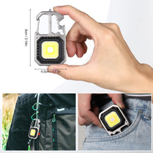 Carica l'immagine nel visualizzatore di Gallery, Czemo Mini Luce da Lavoro Ricaricabile 800 Lumen LED Lampade di Ispezione Portatile Mini Torcia Portachiavi Luce di Emer