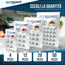 Carica l'immagine nel visualizzatore di Gallery, DIYexpert Ventosa con filettatura in acciaio inox | Made in Germany | [Ø 40 mm] [12 pezzi] | Per camper e auto | Ideale 