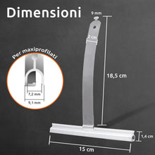 Carica l'immagine nel visualizzatore di Gallery, ECENCE 5 Pezzi Maxi Molla di sospensione tapparelle