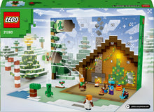 Carica l'immagine nel visualizzatore di Gallery, LEGO Minecraft Calendario dell'Avvento 2025 per Bambini e Bambine da 7 Anni - Gioco per il Conto alla Rovescia di Natale con 24 Sorprese come Minifigure e Mini Costruzioni - Regalo per Gamer - 21280
