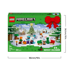 Carica l'immagine nel visualizzatore di Gallery, LEGO Minecraft Calendario dell'Avvento 2025 per Bambini e Bambine da 7 Anni - Gioco per il Conto alla Rovescia di Natale con 24 Sorprese come Minifigure e Mini Costruzioni - Regalo per Gamer - 21280