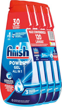 Carica l'immagine nel visualizzatore di Gallery, Finish Powergel Detersivo Lavastoviglie Fresh, Gel Lavastoviglie, 120 Lavaggi, 4 confezioni da 30 Lavaggi di Liquido Lavastoviglie