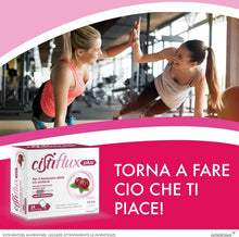 Carica l'immagine nel visualizzatore di Gallery, Cistiflux Plus, Integratore a Base di Estratto di Mirtillo Rosso,Cranberry Americano, e D-Mannosio,per Favorire Una Corretta Funzionalità delle Vie Urinarie, 14 Bustine, Gusto Frutti di Bosco