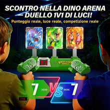 Carica l'immagine nel visualizzatore di Gallery, Dinosauri Tiro Bersaglio Bambini Luminosi Elettrico Digitale con Pistola Giocattolo, Esterno Giardino Giochi Bambino 3-1