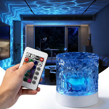 Carica l'immagine nel visualizzatore di Gallery, Lampada Aurora Boreale Cubo con Telecomando, Proiettore Stelle a 16 Colori Rotante, Luce Notturna LED Soffitto per Bambi