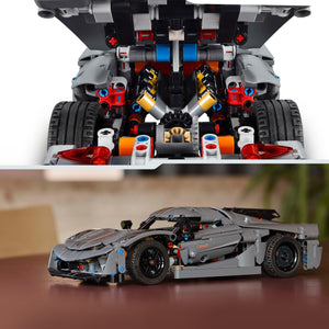 LEGO Technic Hypercar Koenigsegg Jesko Absolut Grigia, Modellino di Auto da Costruire, Macchina Giocattolo per Bambini e Bambine da 10 Anni, Idea Regalo per Fan delle Supercar e dei Veicoli 42173