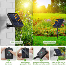 Carica l'immagine nel visualizzatore di Gallery, Luci Solari Esterno【3 Pacchi】12+2M 120LED Luci Solari da Giardino