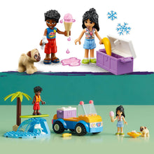Carica l&#39;immagine nel visualizzatore di Gallery, LEGO Friends Divertimento sul Beach Buggy con Macchina Giocattolo, Tavola da Surf, Mini Bamboline, Delfino e Cane, Giochi Estivi per Bambini e Bambine dai 4 Anni 41725