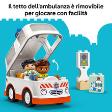 Carica l'immagine nel visualizzatore di Gallery, LEGO DUPLO Ambulanza e autista 10447