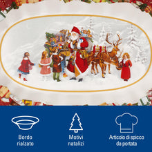 Carica l'immagine nel visualizzatore di Gallery, Villeroy &amp; Boch - Toy's Fantasy Scodella Da Portata Variopinto, Adatto per Microonde, Piatto Ceramica Natale, Decorazione Natalizie, Stoviglie, Porcellana Premium