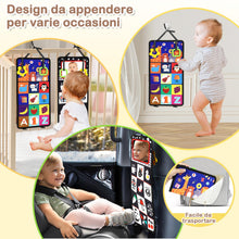Carica l'immagine nel visualizzatore di Gallery, URMYWO Giochi Montessori Neonato 0 3 6 12 Mesi, Libro Sensoriale con Specchio, Tummy Time Morbidi di attività Giocattoli Educativi Interattivo Regali