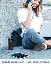 Carica l'immagine nel visualizzatore di Gallery, Power Bank 27.000mAh 22.5W PD3.0 QC4.0 Ricarica Rapida Batteria Esterna 3A USB C Caricatore Portatile con LCD Display Digitale 3 Uscite e 2 Ingressi per Smartphone and more