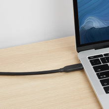 Carica l'immagine nel visualizzatore di Gallery, Amazon Basics Cavo USB4, 80Gbps, 1,5m, 240W, Compatibile con Thunderbolt 3/4, Nero, Video 8K, da USB-C a USB-C, Cavo di 