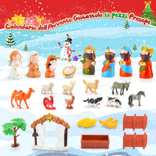 Carica l'immagine nel visualizzatore di Gallery, Geebiiny Calendario Avvento 2024, Presepe Bambini Calendario Avvento per Bambini Calendario di Avvento Presepe Accessori Calendario dell Avvento Regalo di Natale Calendario Avvento Bambino Bambina