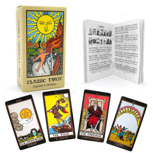 Carica l'immagine nel visualizzatore di Gallery, Pelucton Tarocchi Carte Italiano con Manuale per Principianti, Tarocchi Classici con Numeri Moderni e Nomi delle Carte in Italiano e in Inglese.