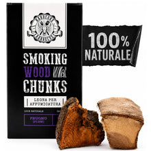 Carica l'immagine nel visualizzatore di Gallery, BBQ Chunk Prugno - Plum - HARDCORE BARBECUE - Legno per Affumicatura e Affumicatore BBQ - Legna per Affumicare Carne su 
