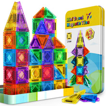 Carica l'immagine nel visualizzatore di Gallery, 43 Pezzi Costruzioni Magnetiche per Bambini, Giochi da Viaggio Bambini 3 4 5 6 Anni Regalo Bambino Bambina 3-6 Anni Magn