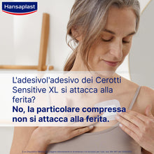 Carica l'immagine nel visualizzatore di Gallery, Hansaplast Sensitive Cerotti XL, 5 Pezzi