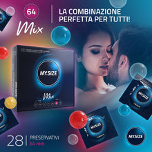 Carica l'immagine nel visualizzatore di Gallery, My.Size Mix Preservativi misura 6, 64 mm, confezione grande, 28 Pezzi