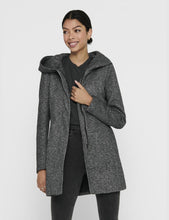 Carica l'immagine nel visualizzatore di Gallery, ONLY Coat ONLSEDONA Coat Dark Grey Melange l Dark Grey Melange L