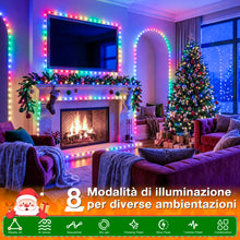 Carica l'immagine nel visualizzatore di Gallery, HeiPard Luci di Natale Esterno 80M 800 LED Multicolore IP44 Telecomando