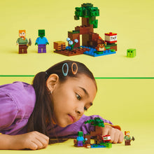 Carica l&#39;immagine nel visualizzatore di Gallery, LEGO Minecraft Avventura nella Palude, Modellino da Costruire con Personaggi di Alex e Zombie nel Bioma, Giochi per Bambini, Idee Regalo Compleanno 21240