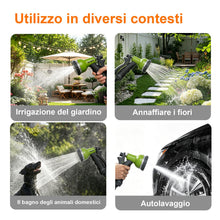 Carica l'immagine nel visualizzatore di Gallery, Ibergrif M22210 Pistola per Irrigazione 8 Modelli Regolabili, Pistola Multifunzione con Flusso D'Acqua Controllabile, La
