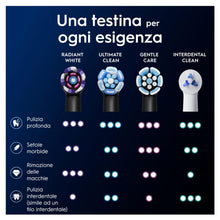 Carica l'immagine nel visualizzatore di Gallery, Oral-B Testine di Ricambio iO Radiant White, Nere, 4 Ricambi