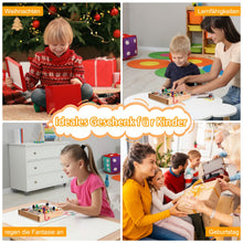 Carica l'immagine nel visualizzatore di Gallery, Nauotk Busy Board in Legno, Giochi Montessori per Bambini 2 Anno, Lavagna attività con 19 LED, Giochi Educativi Sensoriale del Bambino, Lavagna attività Portatile Regalo Bimbo 2 3 4 Anni