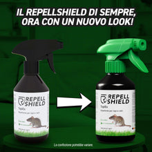Carica l'immagine nel visualizzatore di Gallery, RepellShield Repellente Topi, Dissuasore per Auto, Casa e Garage, 250 ml