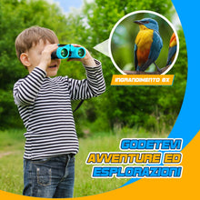 Carica l'immagine nel visualizzatore di Gallery, Upgrade Compatto Binocolo per Bambini - 8x21, All'aperto Idea Giocattoli Regalo