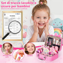 Carica l'immagine nel visualizzatore di Gallery, Hohosunlar Trucchi Bambina, Set Trucco Lavabile per Bambini 3 ai 12 Anni