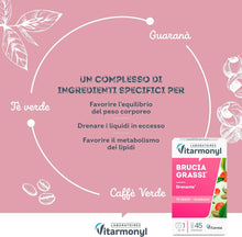 Carica l&#39;immagine nel visualizzatore di Gallery, 45 x Capsule di integratore di Tè verde e Guaranà, Vitarmonyl Controllo del peso