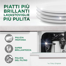 Carica l'immagine nel visualizzatore di Gallery, Fairy Platinum Pastiglie Lavastoviglie Tutto in Uno, 170 Caps, Limone