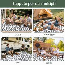 Carica l'immagine nel visualizzatore di Gallery, Mokani Tappeto da esterno impermeabile 120x180cm, Tappeto per esterni