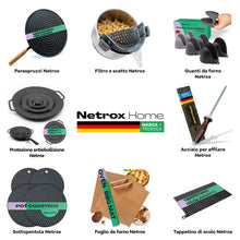 Carica l'immagine nel visualizzatore di Gallery, Netrox Scolapasta Silicone con Clip per Pentole, Ciotole, Accessorio Cucina