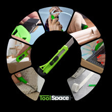 Carica l'immagine nel visualizzatore di Gallery, ToolSpace Set 20 Taglierini Professionali Cutter Lama Diciotto Millimetri Acciaio Inox Impugnatura Ergonomica Blocco Sic