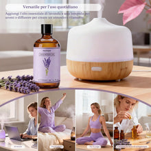 Carica l'immagine nel visualizzatore di Gallery, Olio Essenziale di Lavanda 118ML, Olio di Lavanda 100% Naturale per Diffusore, Aromaterapia, Umidificatore, Spa, Massagg