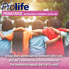 Carica l'immagine nel visualizzatore di Gallery, Prolife Pediatrico - Integratore di Fermenti Lattici con Bifidobatteri, 3 Miliardi di Fermenti per Dose, 3 Pack da 10 Fl