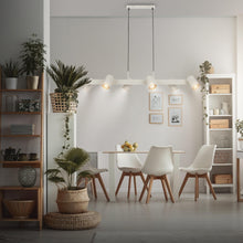 Carica l'immagine nel visualizzatore di Gallery, BRILONER - Lampadario a sospensione con spot, orientabile, attacco 4x GU10, lampadario soggiorno, lampadario cucina, lam