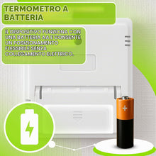Carica l'immagine nel visualizzatore di Gallery, Retoo Stazione Meteorologica Elettronica con Termometro e Igrometro, Display LCD, Funzioni Orologio, Calendario e Svegli