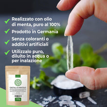 Carica l'immagine nel visualizzatore di Gallery, Detox Organica Cristalli di Mentolo Sauna 100 g - Menta pura al 100%