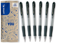 Carica l'immagine nel visualizzatore di Gallery, PILOT - 6 Super Grip - Penna a Sfera Retrattile e Ricaricabile - Nero