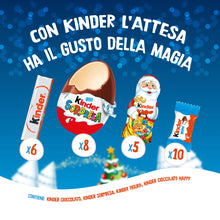 Carica l&#39;immagine nel visualizzatore di Gallery, Kinder Surprise &amp; Friends - Calendario Avvento 2025, 29 Cioccolatini Assortiti con Cioccolato al Latte Kinder,Senza Glutine,con Speciale Videomessaggio da Babbo Natale,Idea Regalo,Confezione da 370 gr