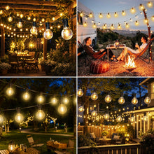 Carica l'immagine nel visualizzatore di Gallery, Hoteril Catena Luminosa Esterno Solare 15M Luci Da Esterno Giardino G40