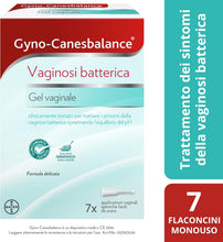 Carica l'immagine nel visualizzatore di Gallery, Gyno-Canesbalance Gel Vaginale, Vaginosi Batterica, Flaconcini 7x5ml